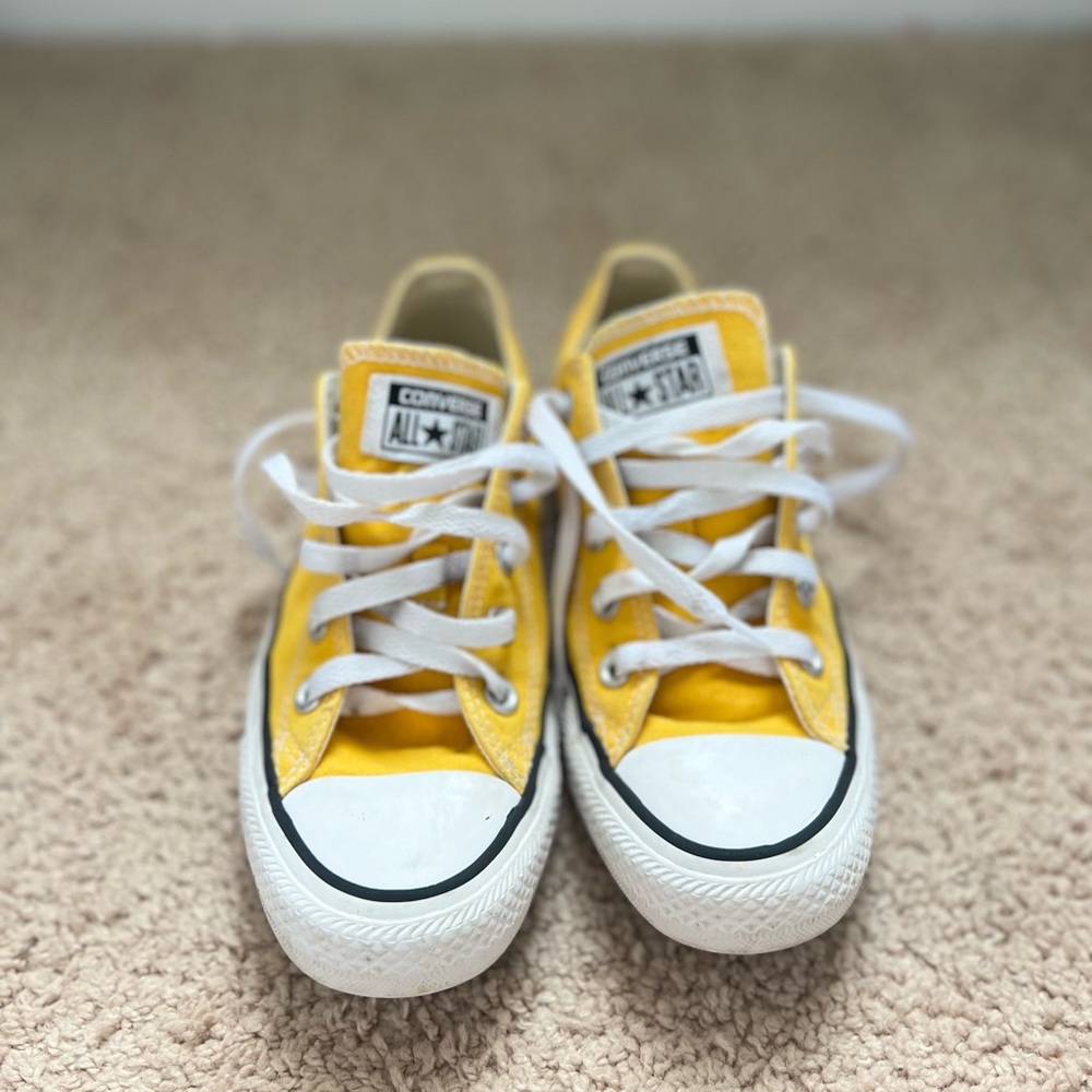 Converse Kids Yellow Sneakers
